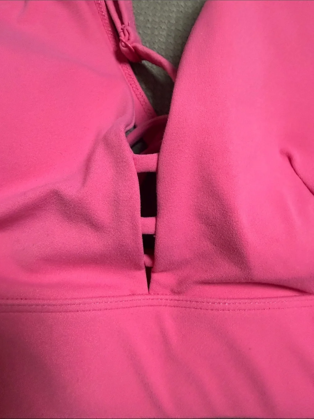 Sweaty Betty Pink Longline Sports Bra | Medium | Strappy Back | Medium Support